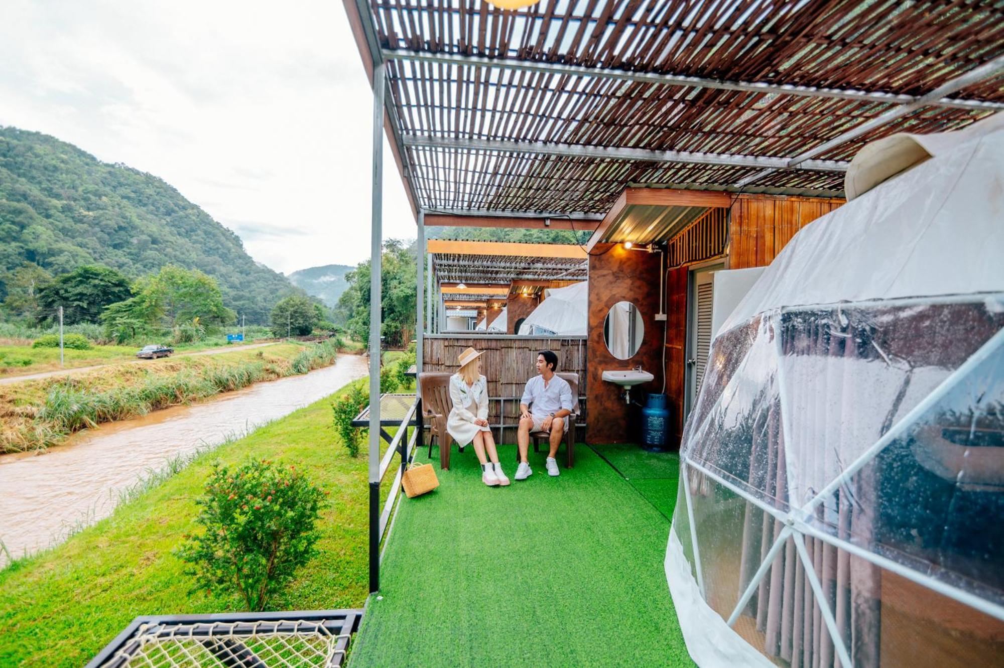 เนเจอร์วัลเล่ย์แคมป์ ปางมะผ้า Otel Dış mekan fotoğraf
